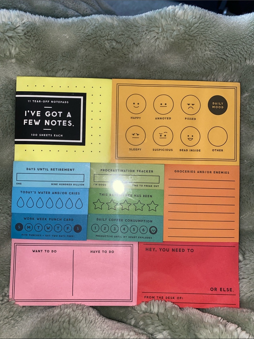 Brass Monkey "I've Got A Few Notes Note pads New